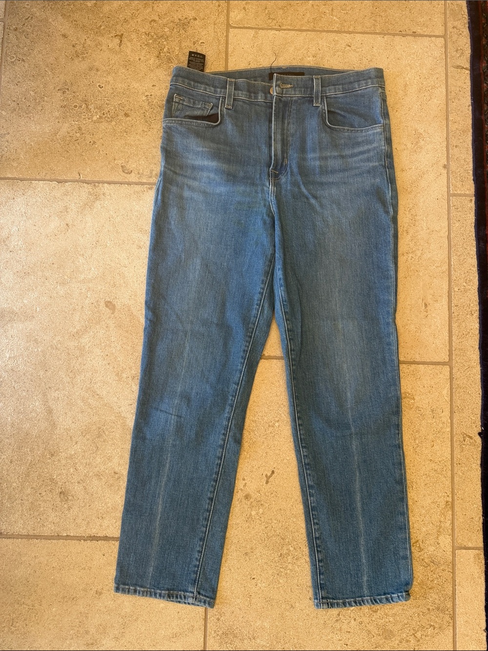 J Brand Women's Straight Leg Jeans in Medium Blue Wash